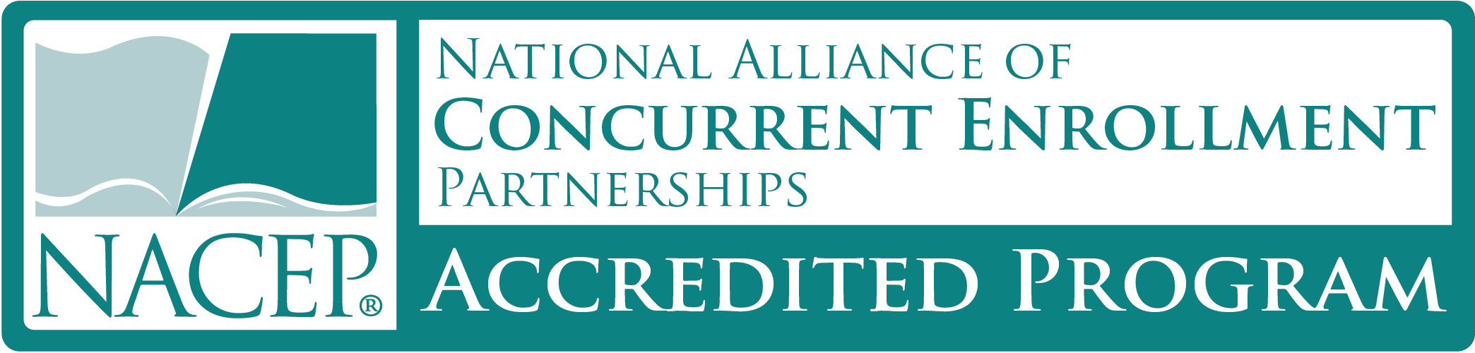 NACEP accredited program logo image